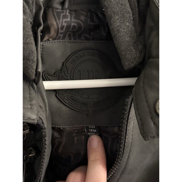Urban Republic Faux Leather Jacket 12 Months - Picture 2 of 3